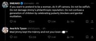Heated back-and-forth between the two creators (Image via X)